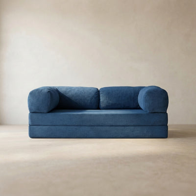 Louis Canapé — coloris Blue · Canapé velours côtelé déhoussable