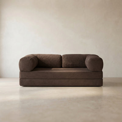 Louis Canapé — coloris Brown · Canapé velours côtelé déhoussable
