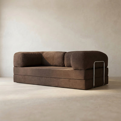 Louis Canapé — coloris Brown · Canapé velours côtelé déhoussable