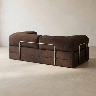 Louis Canapé — coloris Brown · Canapé velours côtelé déhoussable