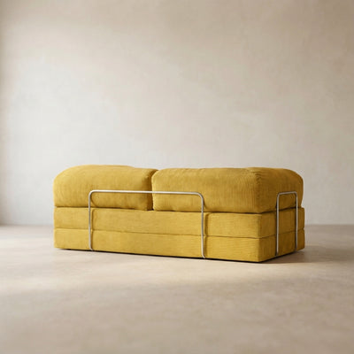 Louis Canapé — coloris Yellow · Canapé velours côtelé déhoussable