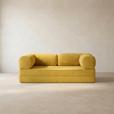 Louis Canapé — coloris Yellow · Canapé velours côtelé déhoussable