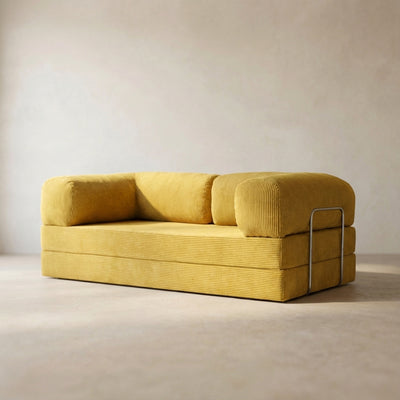 Louis Canapé — coloris Yellow · Canapé velours côtelé déhoussable
